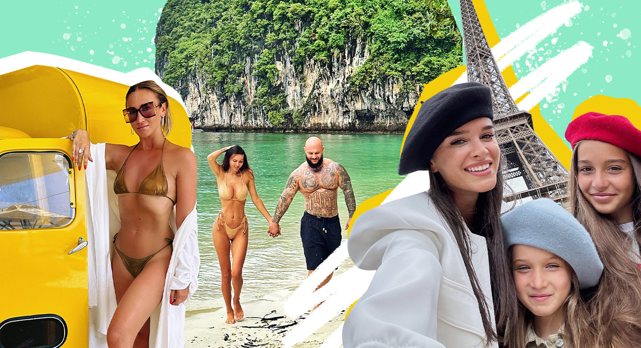Where did Russian celebrities vacation this summer?