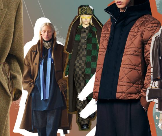 Трендовая верхняя одежда осень-зима 2023/2024: стеганые куртки, плюшевые шубы и длинные пальто