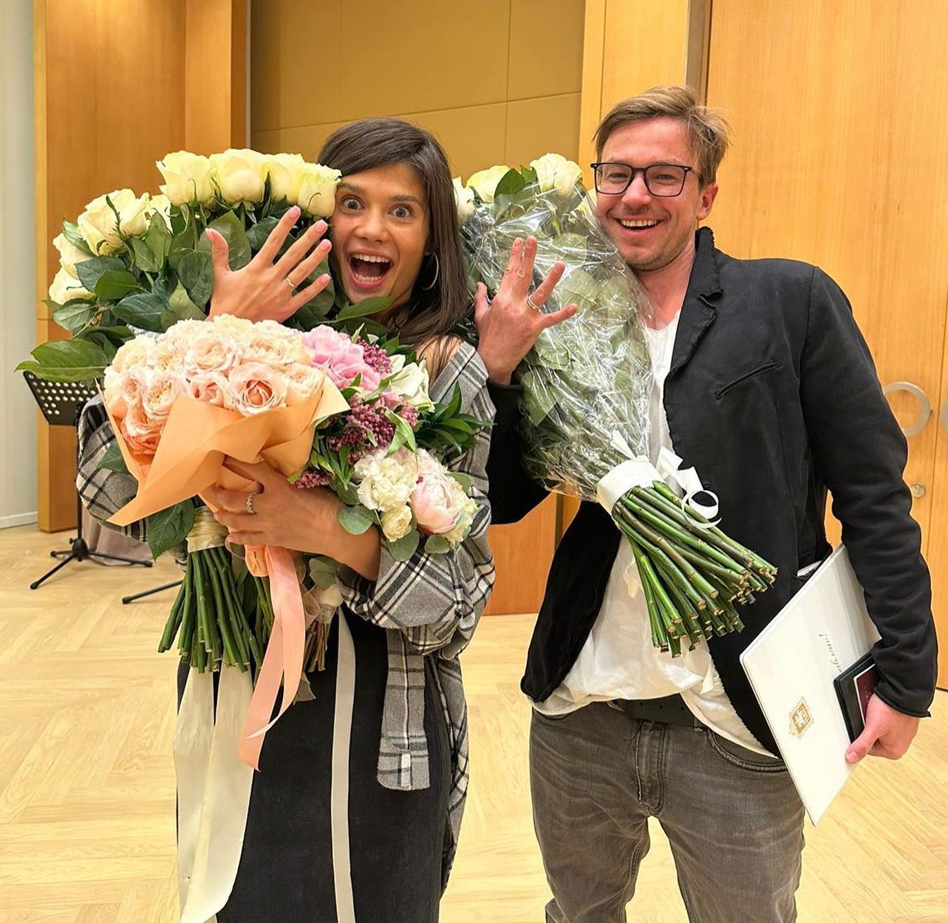 Alexander Petrov’s wife shared candid photos from their honeymoon