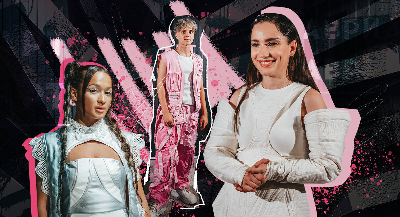 Vanya Dmitrienko in upcycled jeans and Victoria Daineko in a futuristic dress: what images did the stars appear in on the stage of the Tavrida.ART youth arts festival?