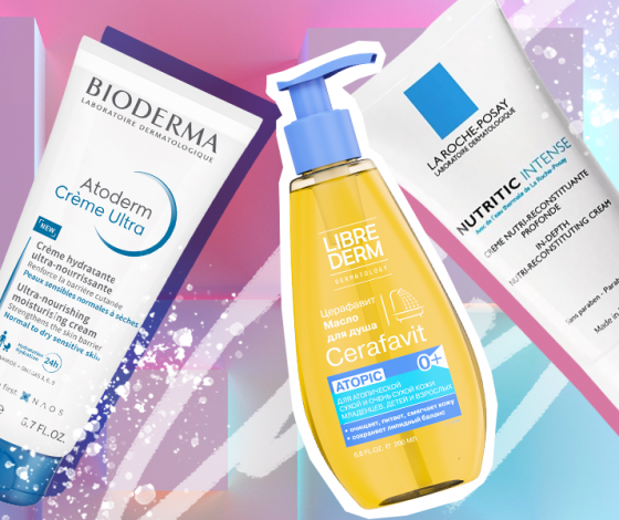 3 лучших средства для сухой атопичной кожи
