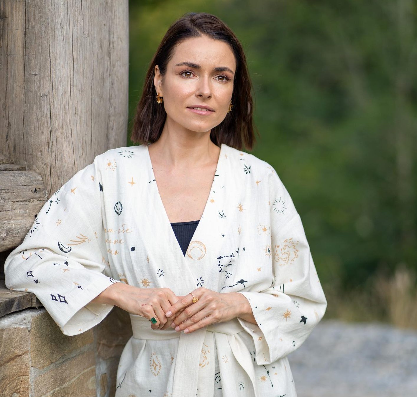 Irena Ponaroshku showed her youngest son for the first time