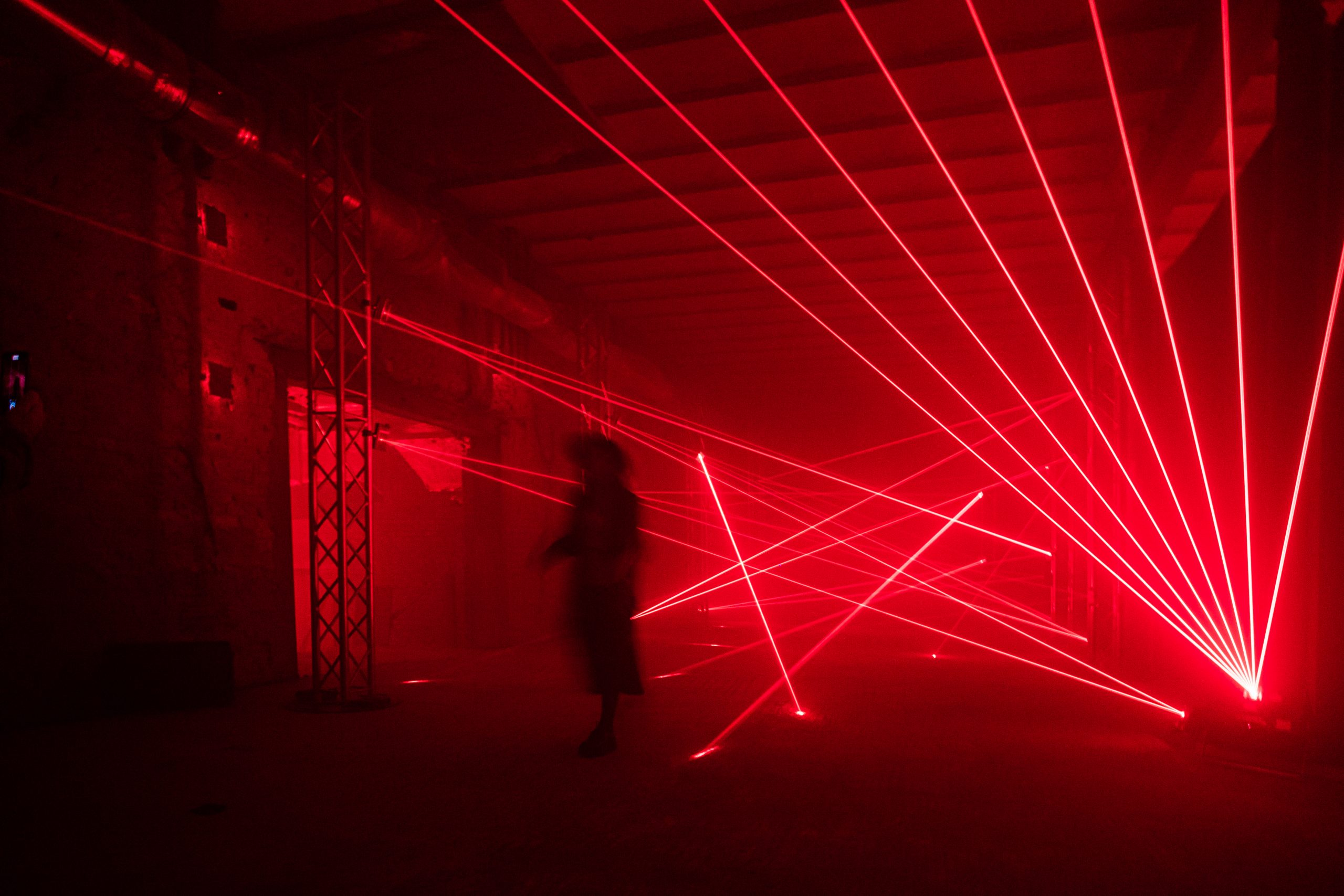 Multimedia installation and live performances at the opening of NUR International Media Arts Festival