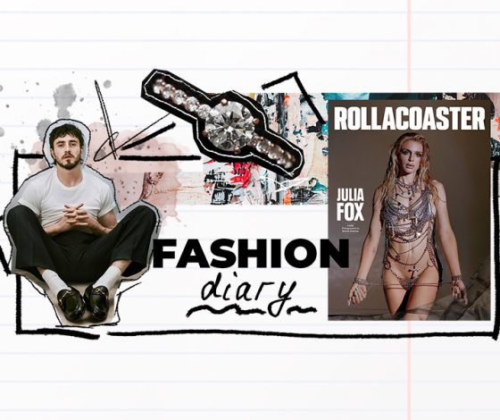 Дневник редактора моды: полуобнаженная Джулия Фокс на обложке Rollacoaster, Пол Мескал в кампейне лоферов Gucci и другие fashion-новости недели