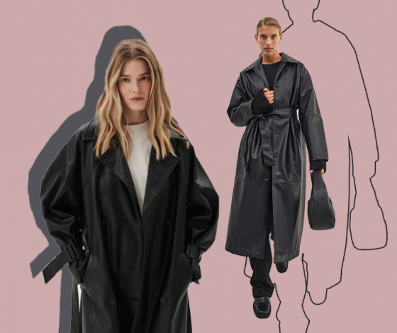 Кайли Дженнер показала кожаный плащ собственного бренда. Мы собрали еще 10 вариантов у российских марок