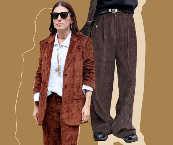 Вельвет снова в тренде. 10 идей, как составить стильный образ с его участием