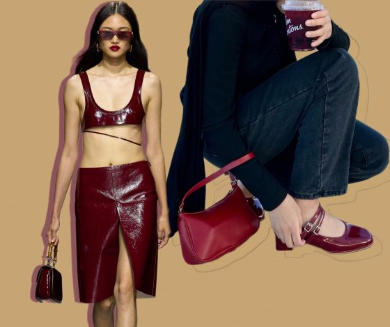 Вишневый – любимый цвет героев стритстайла и модных инфлюенсеров: 10 идей для создания трендового образа