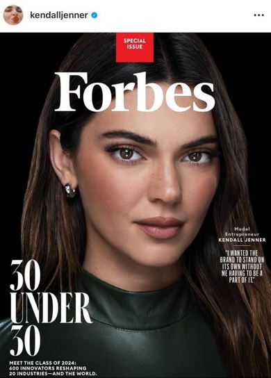 Младшая сестра Ким Кардашьян вошла в список Forbes