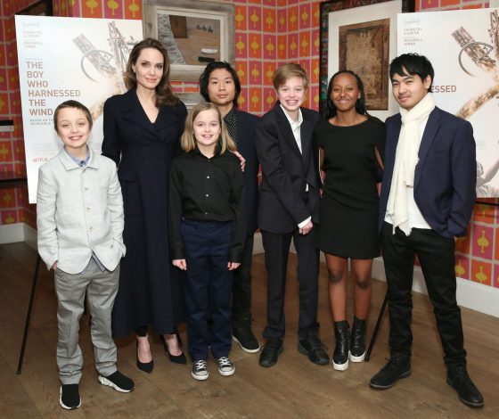 Все шестеро детей Брэда Питта проведут День отца с Анджелиной Джоли