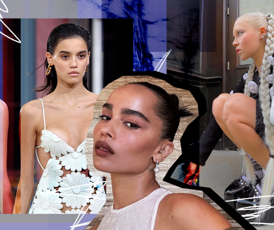 Тренды макияжа и причесок 2024: монохром и кукольный румянец