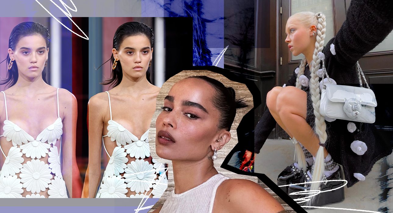 Makeup and hairstyle trends 2024: monochrome and baby blush