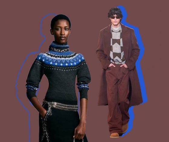 Свитер с узорами из 90-х – абсолютный тренд сезона. Это доказывают дизайнеры на Неделях моды