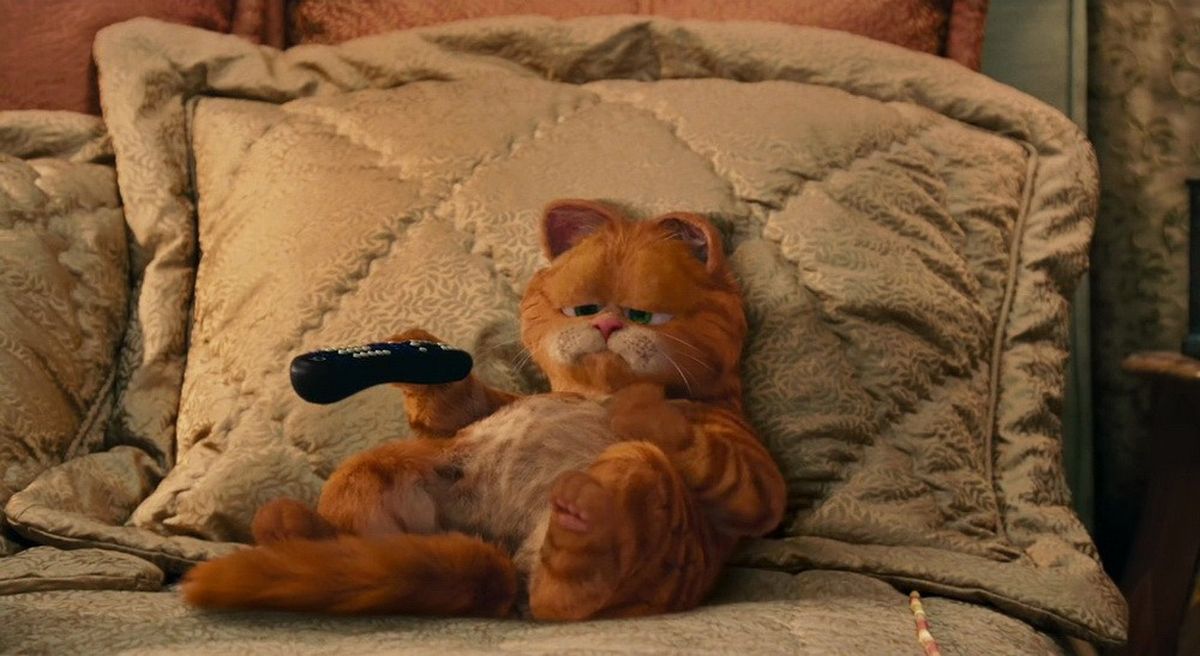 Cartoon continuation about Garfield is already developed