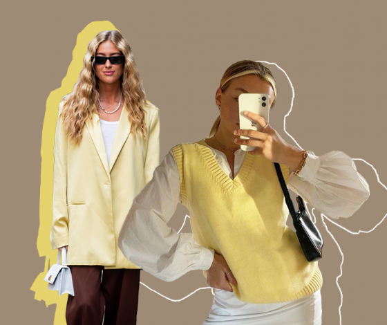 Цвет сливочного масла – еще один трендовый оттенок грядущей весны. Вот, как его носят модные инфлюенсеры