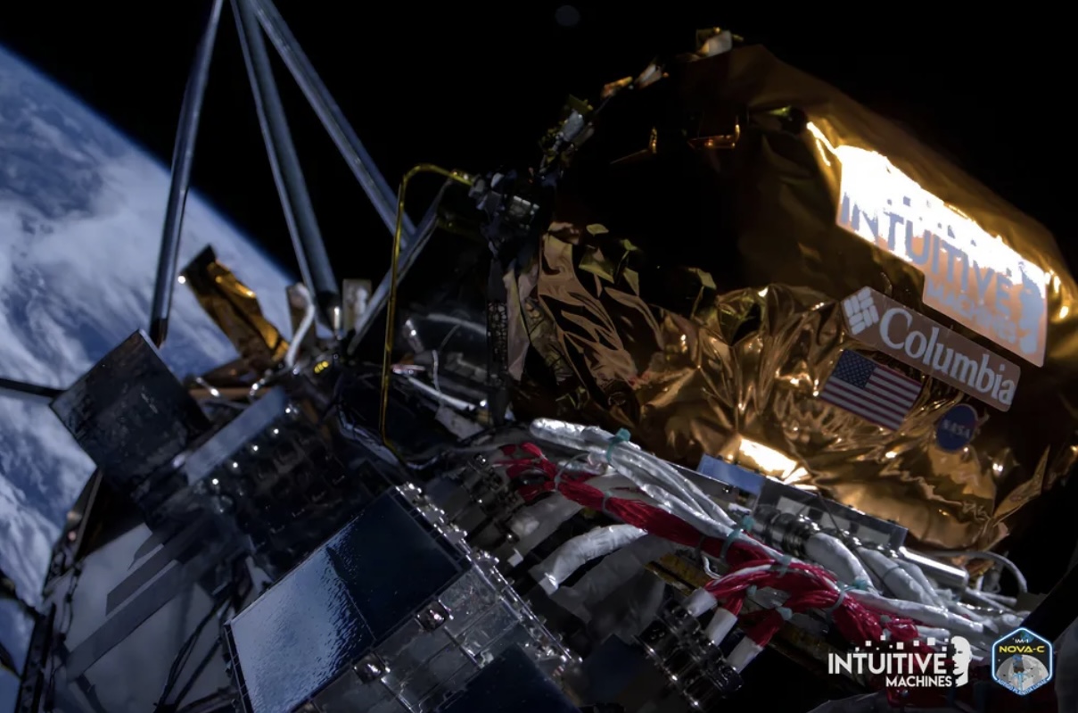 The Nova-C spacecraft successfully landed on the Moon for the first time in 50 years.