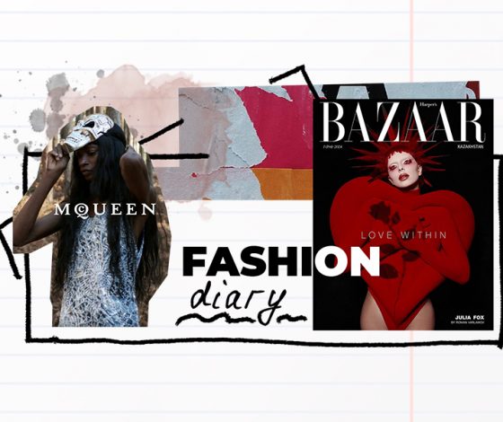 Дневник редактора моды: Джулия Фокс в образе валентинки, обновленный логотип Alexander McQueen и другие fashion-события недели