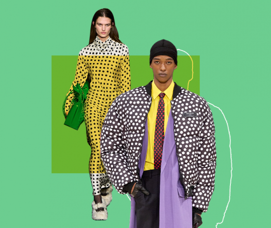 Горох – один из самых модных и романтичных принтов этого сезона. Вот 10 идей, как его носить