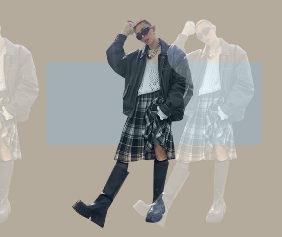 Как носить одежду в клетку в 2024 году