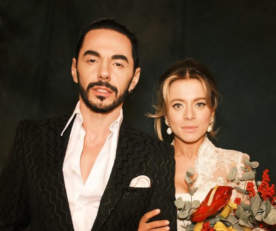 На фоне слухов о романе: Катя Кабак и Тимур Родригез вышли в свет в парных образах