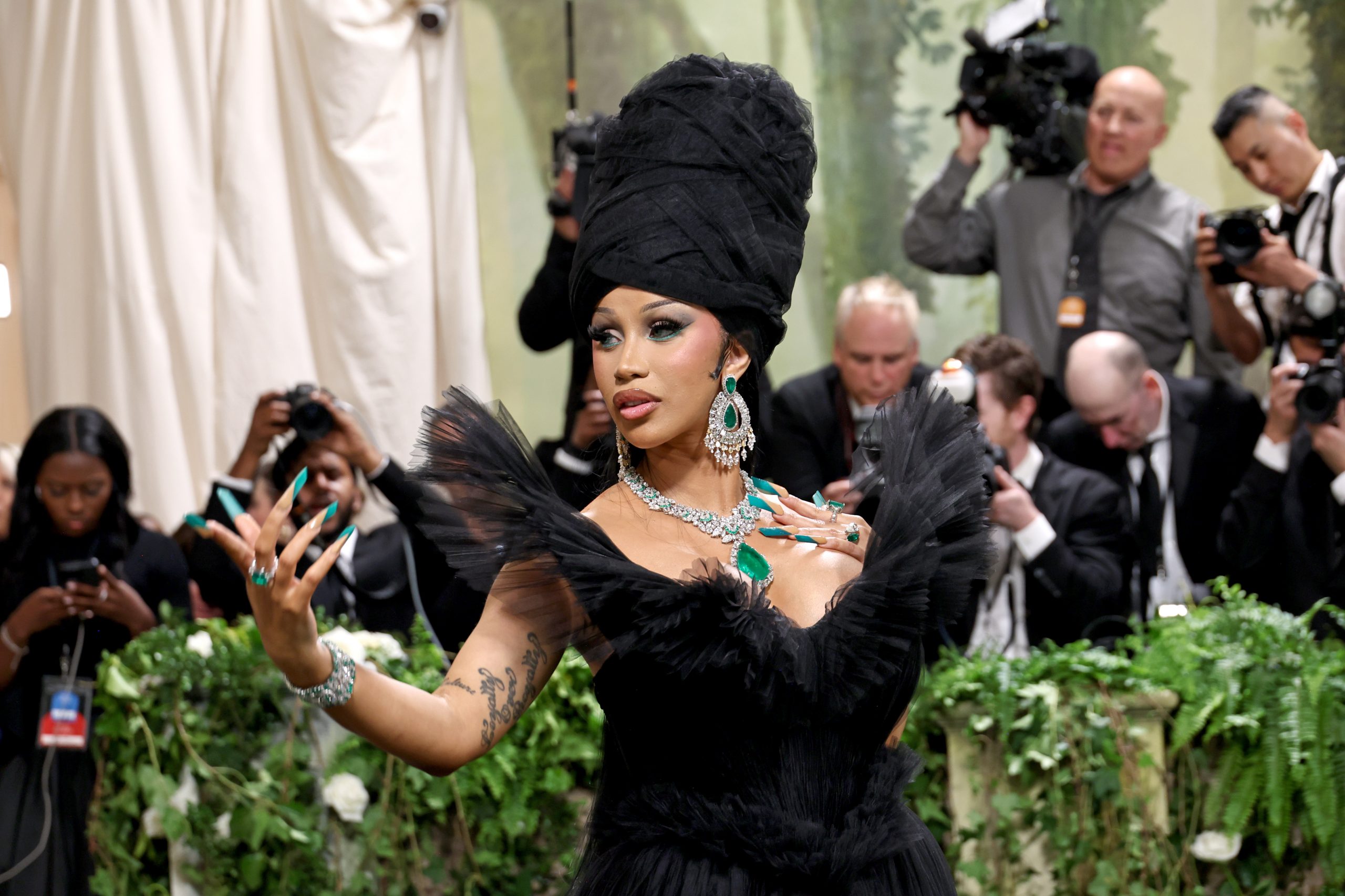Worst celebrity look at Met Gala 2024: Lana Del Rey with mosquito net and Cardi B with Marge Simpson hairdo