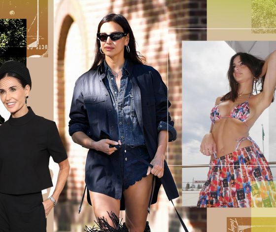 Беременная Хейли Бибер в красных мокасинах и Ирина Шейк в ковбойских сапогах: 5 лучших образов недели