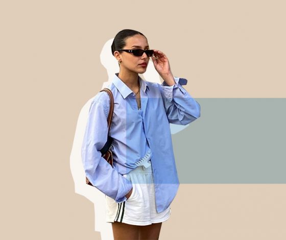 Шорты-боксеры с рубашкой – самое трендовое сочетание сезона. Вот как их носят модные инфлюенсеры