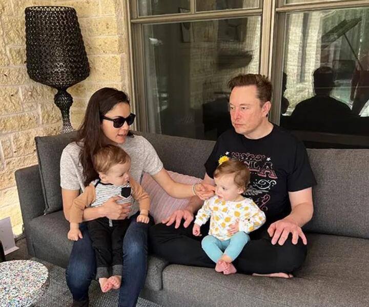 Elon Musk with children. Photo: social networks