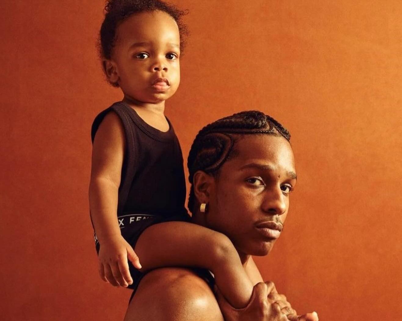 Rihanna’s son stars alongside A$AP Rocky for lingerie brand