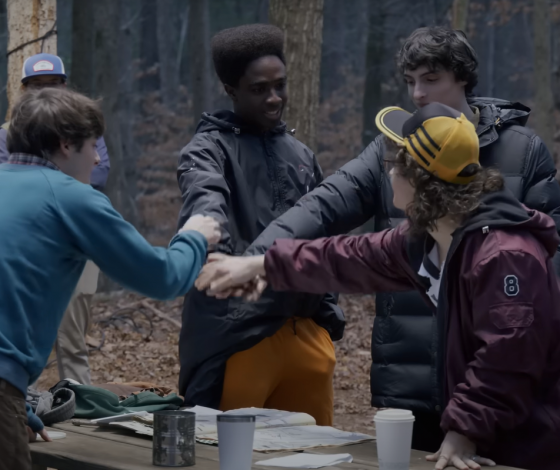 Появились первые кадры со съемок пятого сезона «Очень странных дел»