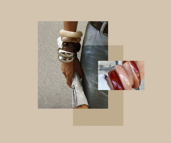 Массивные браслеты сегодня на пике популярности. Смотри, как носить такую модель