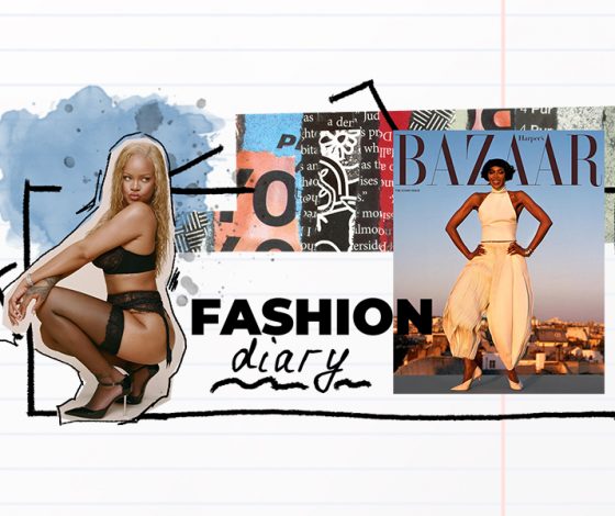 Дневник редактора моды: Наоми Кэмпбелл на обложке Harper's Bazaar, Рианна в нижнем белье в кампейне собственного бренда и другие fashion-новости недели