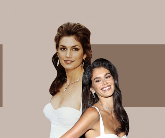 Кайя Гербер повторила культовый образ своей мамы Синди Кроуфорд