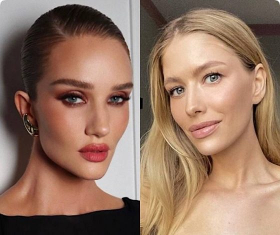 Роузи Хантингтон-Уайтли и Елена Перминова сделали совместное фото в парных образах