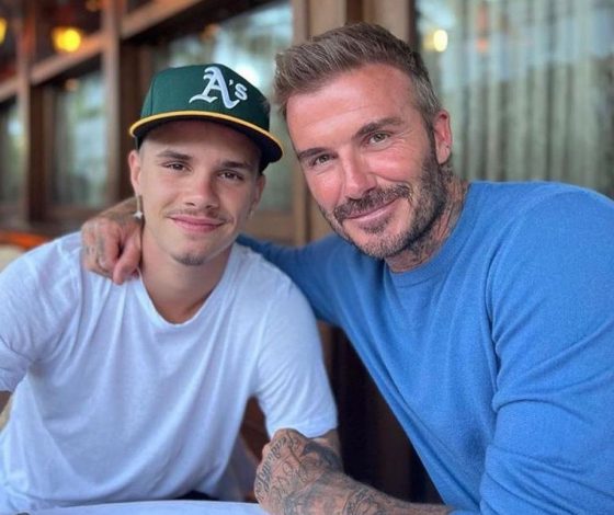 Сына Дэвида Бекхэма впервые застали с девушкой после расставания