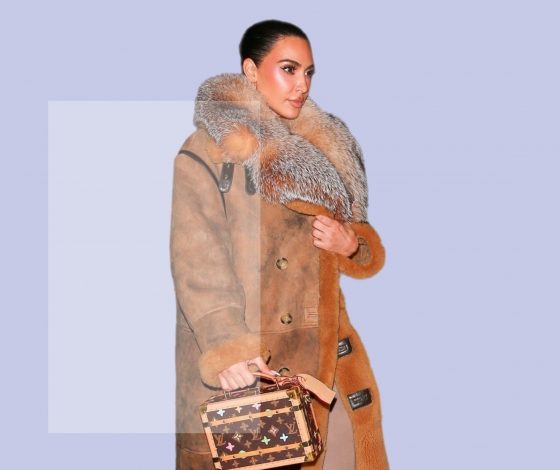 Такие дубленки носили наши мамы в молодости, а сегодня их выбирает Ким Кардашьян