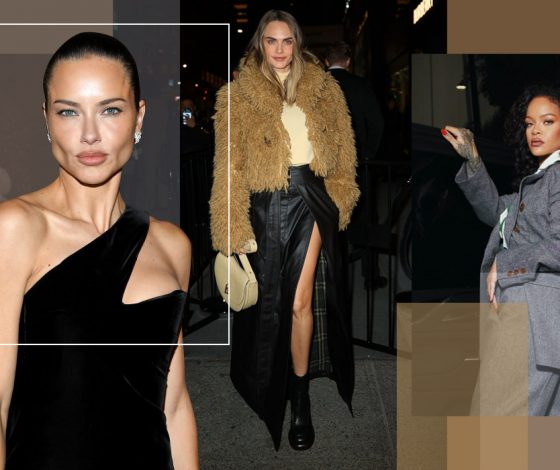 Падший ангел Адриана Лима в тотал-блэке и офисная сирена Рианна: 5 лучших образов недели