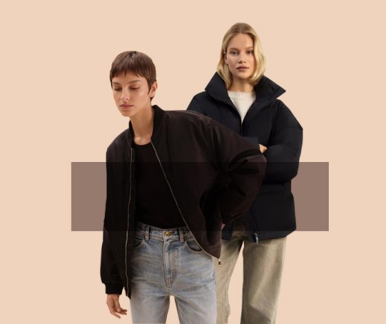 10 модных черных курток на позднюю осень