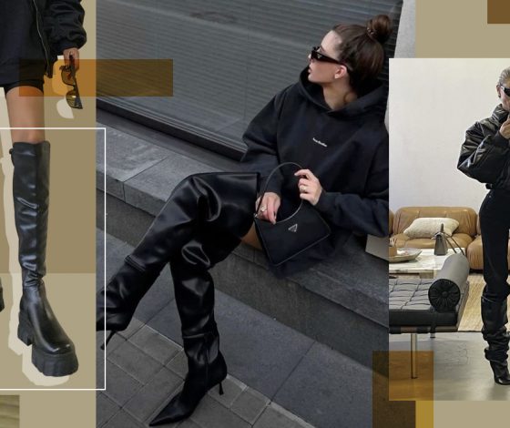 С чем носить ботфорты и какие модели самые актуальные сегодня? Подсказывают модные инфлюенсеры