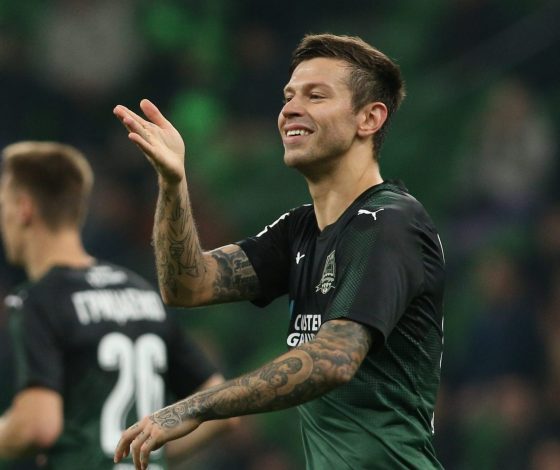 Футболист Федор Смолов посвятил гол дочери: видео