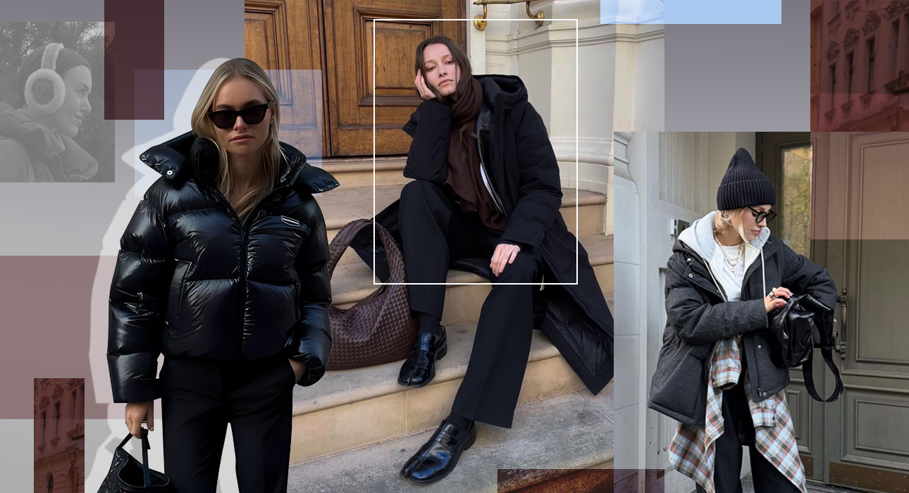 7 unique ways to wear a down jacket in winter 2024
