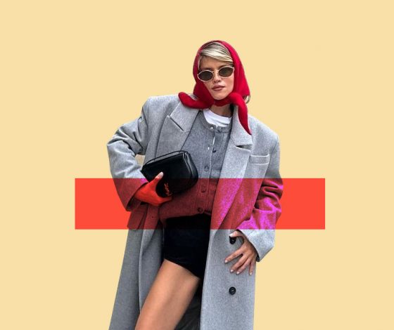 Косынка – трендовый аксессуар на зиму, который согревает не хуже шапки