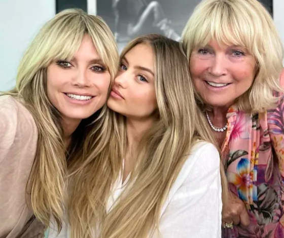 Несмотря на хейт: Хайди Клум снялась в рекламе нижнего белья вместе с 80-летней мамой и 20-летней дочерью