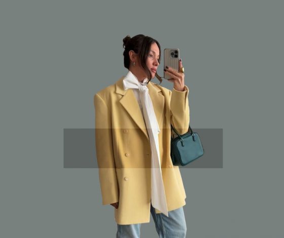 Нежно-лимонный цвет – неочевидный, но большой тренд уходящей осени. Смотри, как составляют образы фэшн-инфлюенсеры