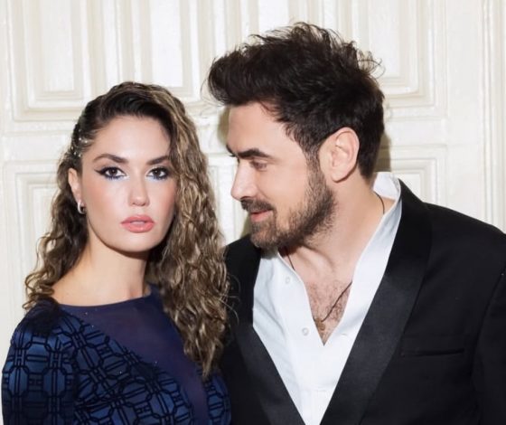 Агата Муцениеце и Петр Дранга впервые вышли в свет после подтверждения беременности актрисы