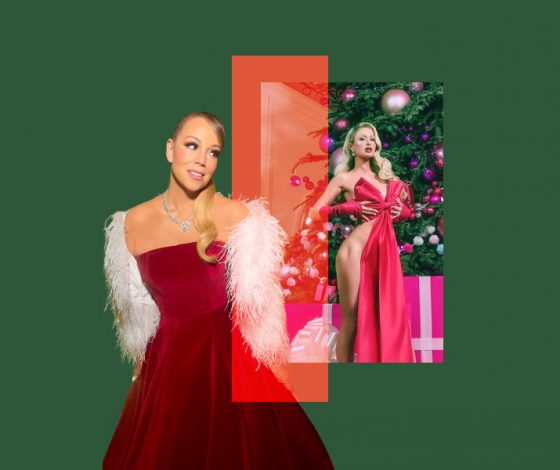 Ким Кардашьян в платье со змеиным принтом, а Хейли Бибер в уютной пижаме: смотрим образы звезд на Рождество