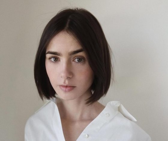 Лили Коллинз появилась на съемках «Эмили в Париже» в компании итальянца