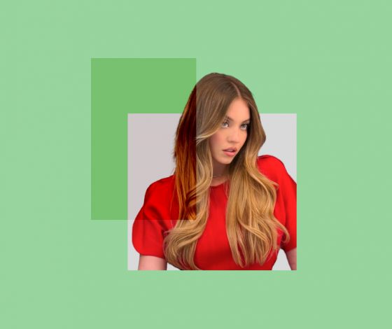 Сидни Суини сделала модное окрашивание в технике омбре