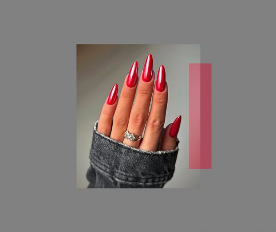 Вишневая кола, рубин и вино: 10 идей маникюра в трендовых оттенках красного