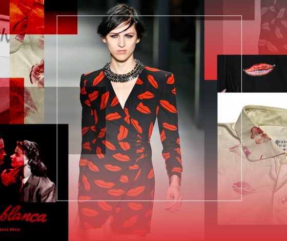 Воздушный или по-французски? Как дизайнеры обыгрывают поцелуй в своих коллекциях