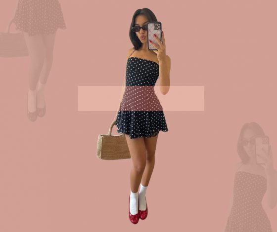 ⁠Горох – главный принт этого года. Смотри, как его носить в повседневной жизни